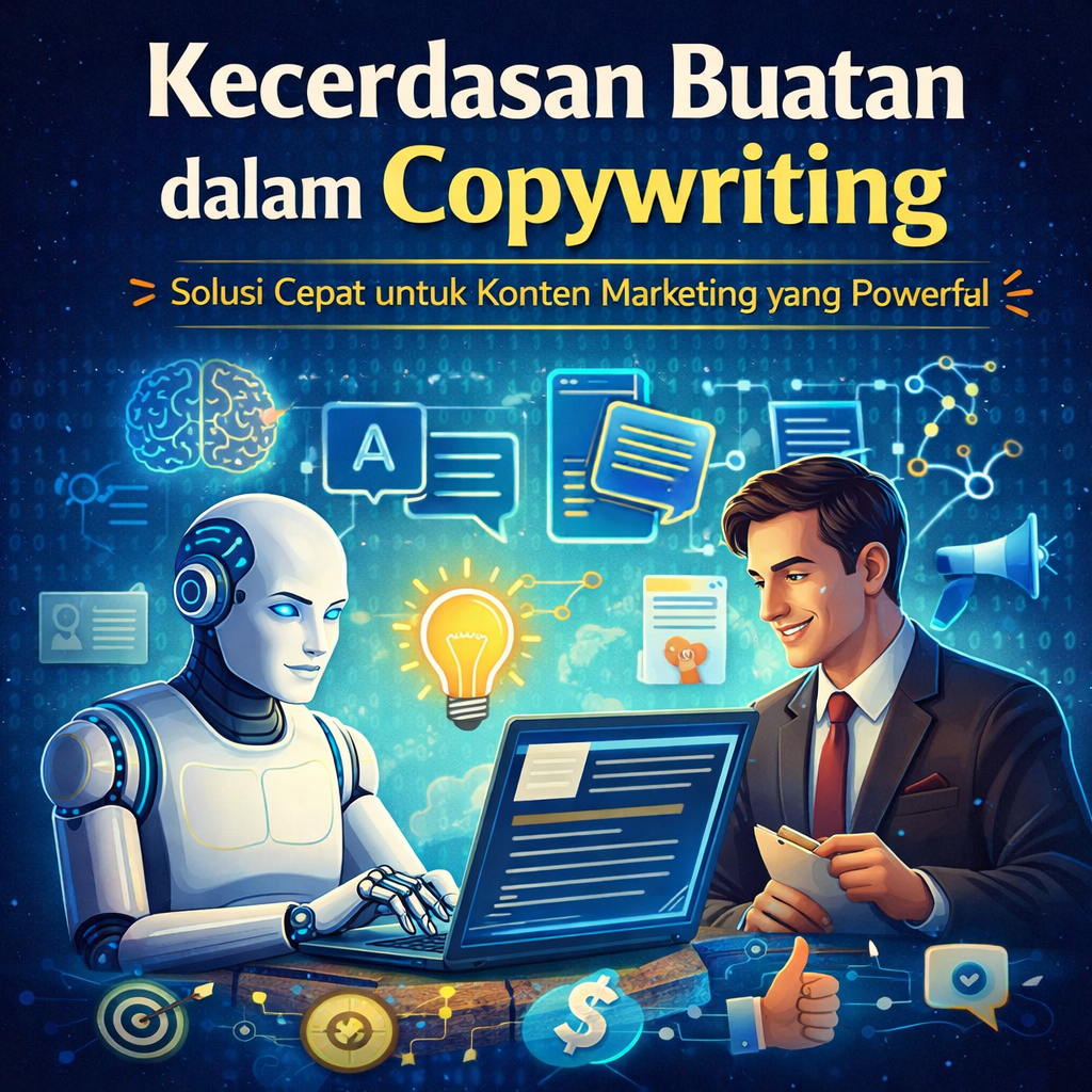 Kecerdasan Buatan dalam Copywriting: Solusi Cepat untuk Konten Marketing yang Powerful